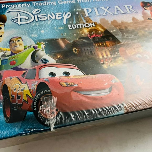 Vintage Monopoly Disney Pixar Edition Board Game Rare Hasbro Parker Brothers New - Picture 4 of 9